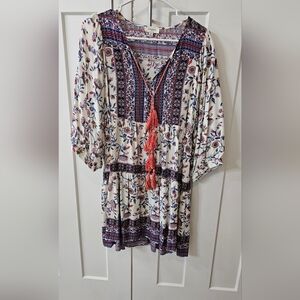 Umgee brand boho chic tunic/dress/blouse